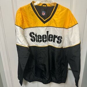 NFL Steelers Jacket - Black, White, Yellow